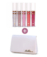 KIT COM 5 GLOSS + NECESSAIRE (BRINDE)