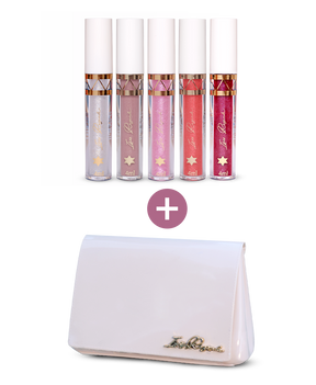 KIT COM 5 GLOSS + NECESSAIRE (BRINDE)